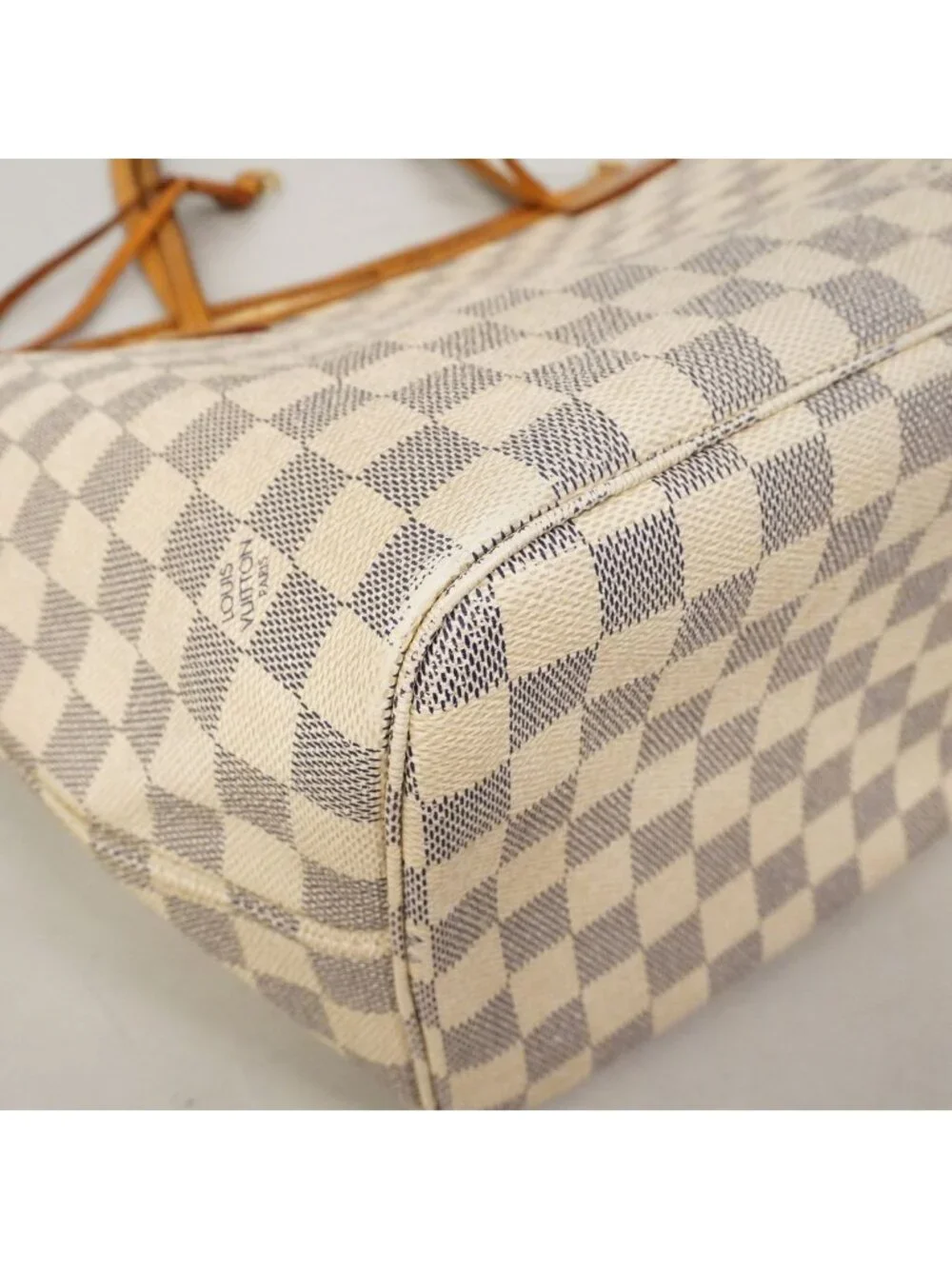 Louis Vuitton Tote Damier Azur Neverfull MM White